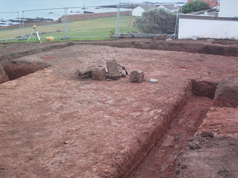New build and house extension foundation excavation Pitlochry, Perthshire, Scotland